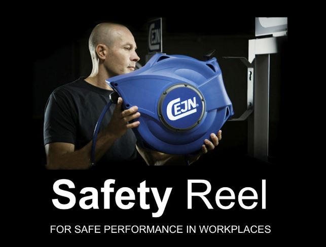 CEJN compressed air hose Safety reel