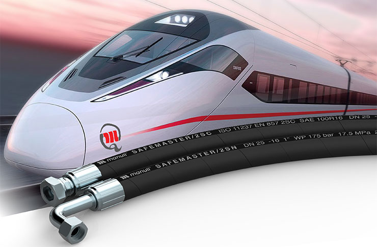 Manuli railway hydraulic hoses for fire safety