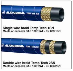 Kuriyama temp-tech high temperature hydraulic hoses