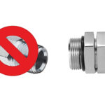 While still useful, NPT fittings or pipe threads, should no longer be used in fluid power applications because better designs exist for leak-tight, contamination-free sealing.