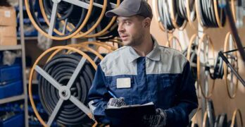 store hydraulic hose AdobeStock_792834633
