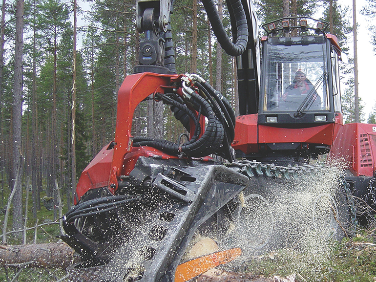 Spiral wraps protect hoses from external damage such as abrasion, punctures and impacts, conditions frequently encountered in demanding environments such as forestry and construction equipment.